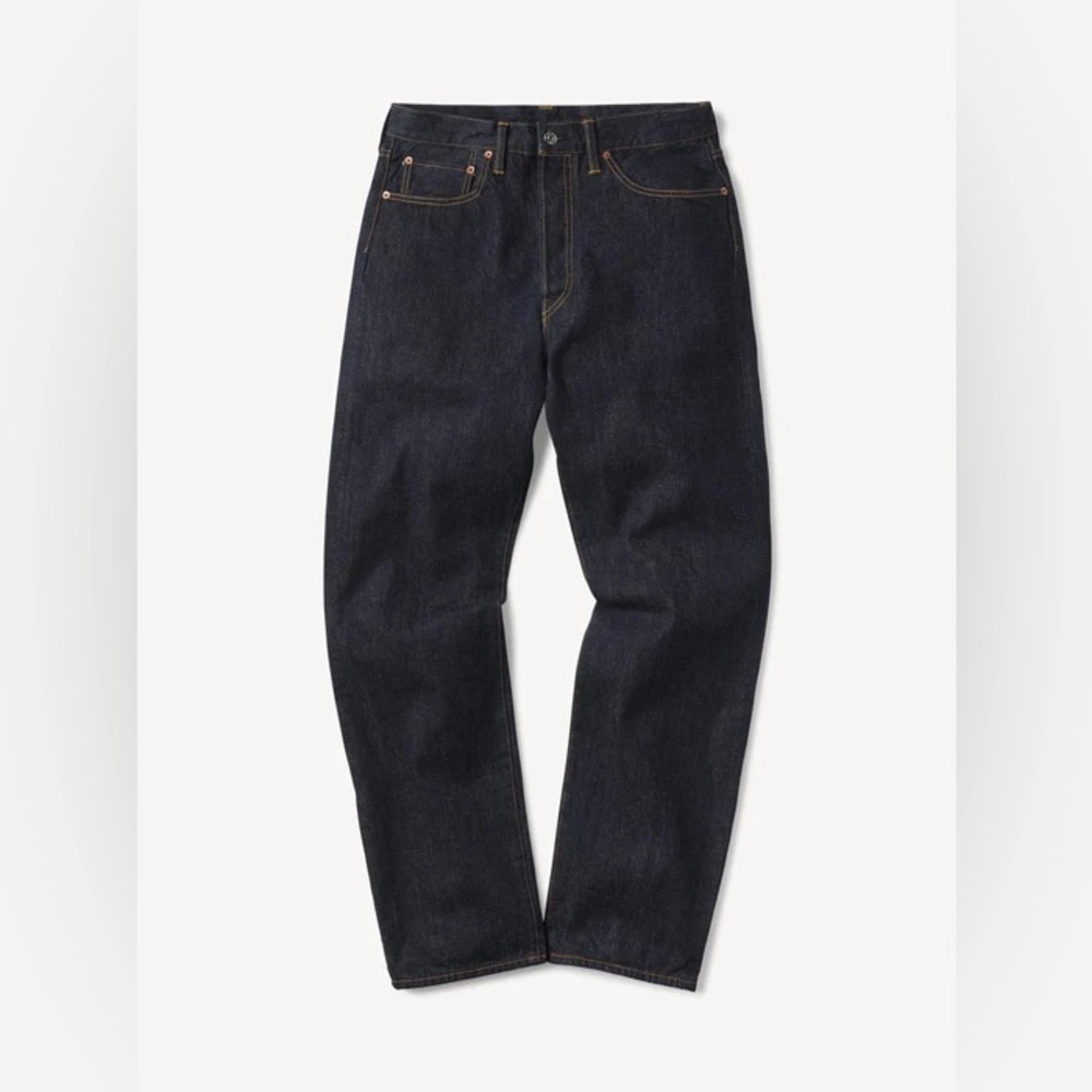 Buck Mason Japanese Loomstate Selvedge Full Saddle Jeans